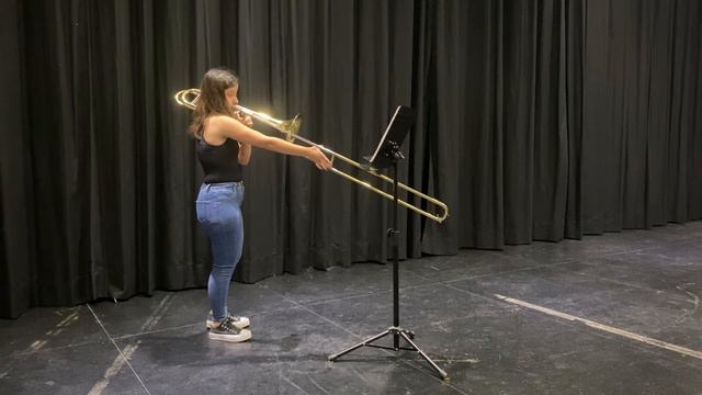 EUYO Trombone Auditions 2022 - Andrea Escrig Robles