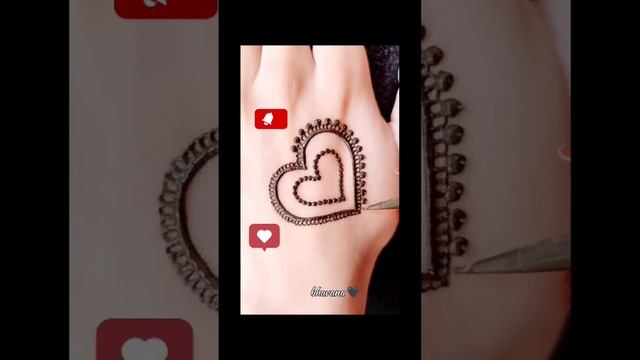 easy mehndi design #heart design #Mehandi #shortvideo смотреть онлайн