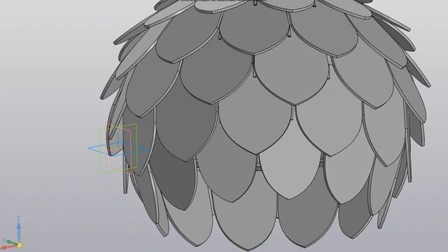 3d puzzle. 3d designer, drawing. 3D модель люстры, выполнено на заказ макет для лазерной резки смотреть онлайн