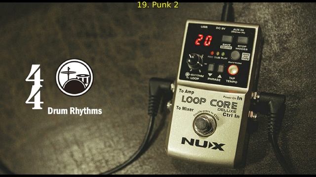 NUX Loop Core Deluxe: All 40 Drum Patterns! смотреть онлайн
