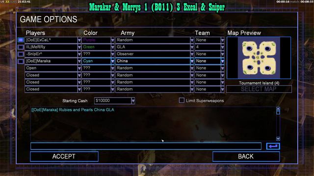 C&C Generals Zero Hour 60$ BO11 2v2 Challenge - Marakar/Merrys vs ExCaL/Sniper смотреть онлайн