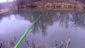 Рыбалка на поплавок 28 октября на речке