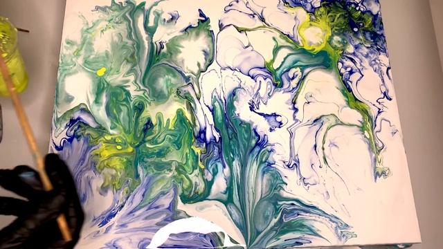 Fluid Art (Флюид Арт) - жидкий акрил. Картина для интерьера. смотреть онлайн