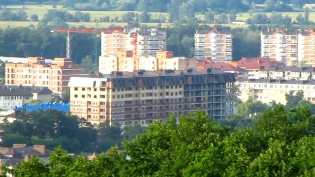Вид на Горячий Ключ из санатория Горного смотреть онлайн