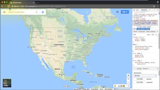 How to change/ set manually GPS location in Google Chrome Browser смотреть онлайн
