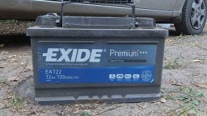 Автомобильный аккумулятор EXIDE с помойки - Пробую завести АВТО