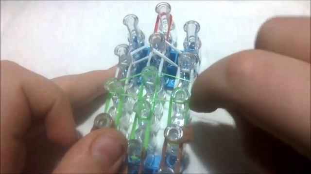 Мороженое РОЖОК на станке из резинок Loom Bands. Урок №15 смотреть онлайн