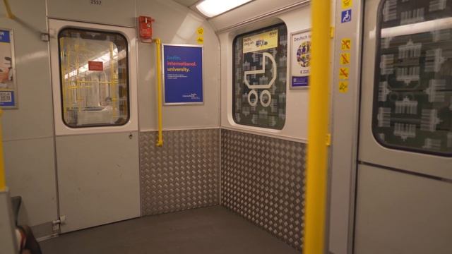 Germany, Berlin, U-Bahn ride from Wittenau to Rathaus Reinickendorf смотреть онлайн