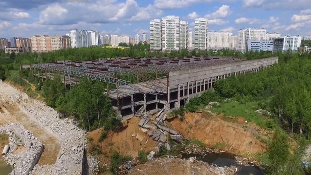 С высоты полёта | Зеленоградский ЦИЭ("Мертвый город") смотреть онлайн