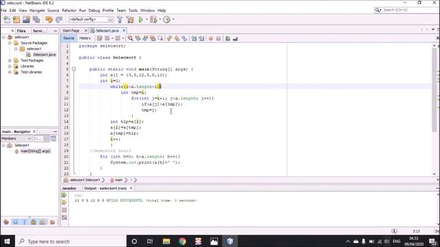 Selection Sort Descending (Flowgarithm,Pseudocode,Animation Sorting,Java Code) смотреть онлайн