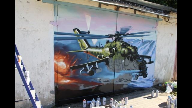 Topgraffiti. Вертолёт. Тула смотреть онлайн