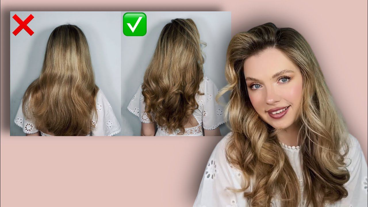 ШИКАРНАЯ УКЛАДКА! ТАКОГО ОБЪЕМА ЕЩЕ НЕ БЫЛО! ПЛЮС ПРОСТАЯ ПРИЧЕСКА ЗА ПАРУ МИНУТ! Voluminous curls смотреть онлайн