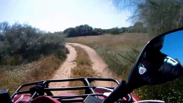 sym quadraider 600cc offroad ride in Pêra Algarve Portugal смотреть онлайн
