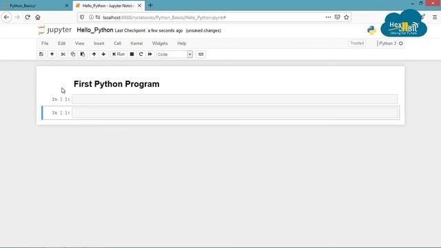 4 Our First Python Program "Hello Python" смотреть онлайн