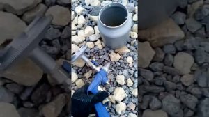 Локальный пескоструй.Доработка пистолета.Обычный песок.