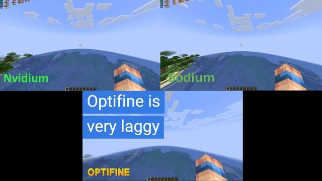 Nvidium VS Optifine VS Sodium! Minecraft 1.20.1 смотреть онлайн