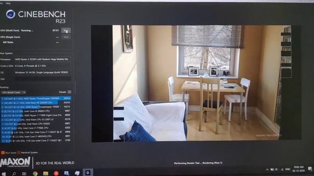 CineBench R23 Benchmark With 8+8 Gb Ram ASUS TUF FX505DY RYZEN 5 | Does Ram Really Matters ? смотреть онлайн