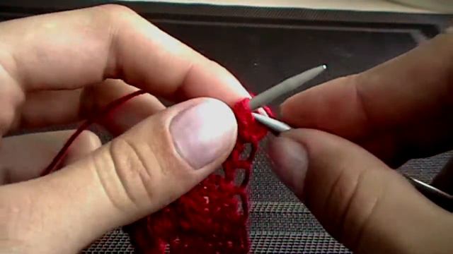 Кромочный узор - Кружевные листья (Lace Leaf Edging)