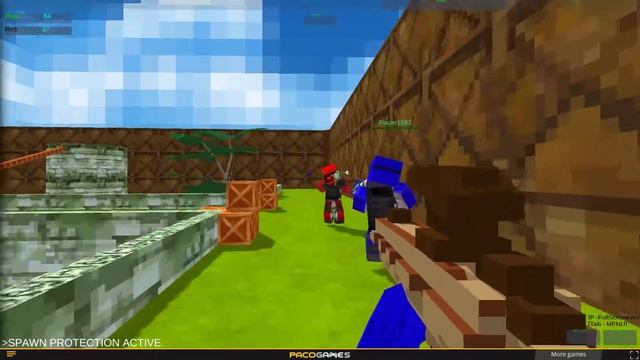 Майнкрафт стрелялки играю с другом смотреть онлайн