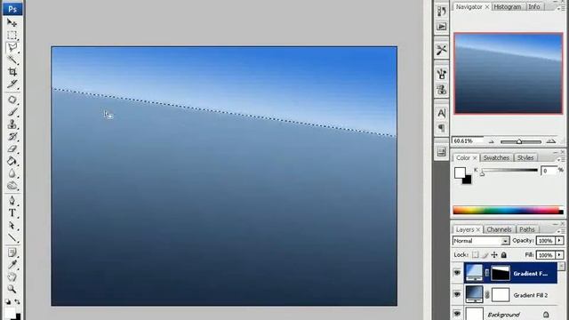 Рисуем море в фотошоп смотреть онлайн