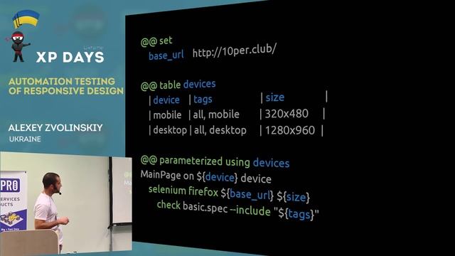 Automation testing of responsive design (Alexey Zvolinskiy, Ukraine) смотреть онлайн