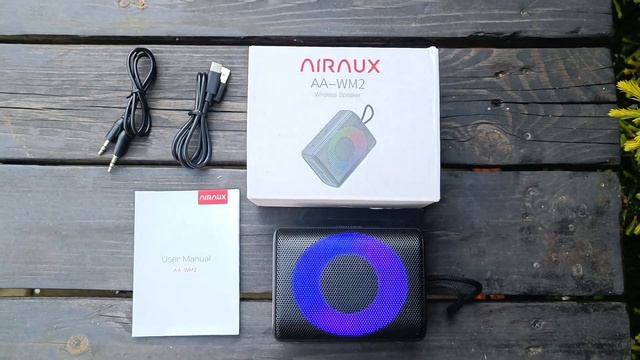 AirAux AA-WM2 10W Bluetooth V5.1 RGB Speaker - 15,99 USD смотреть онлайн
