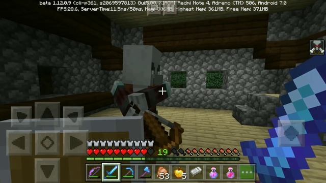 Выживание на телефоне в MineCraft Pocket Edition (1.12.0.9) #29 - ЗАЩИТА ДЕРЕВНИ ОТ ГРАБИТЕЛЕЙ смотреть онлайн