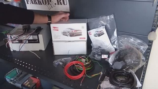 Подключение электропроводки для фаркопа.