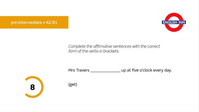 English in 3 minutes (Pre-Intermediate / A2/B1) - Grammar: Present Simple 1 смотреть онлайн