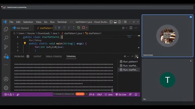 9 Best Patterns Questions In Java (for Beginners) | Introduction to Java | Usama Ameen смотреть онлайн