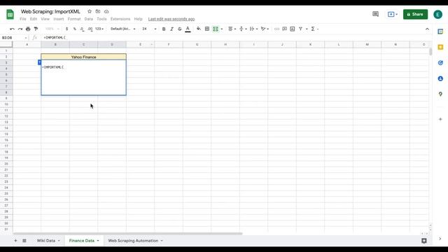 Web Scraping in Google Sheets! (IMPORTXML FUNCTION) смотреть онлайн