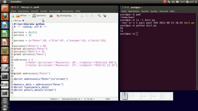 Python-Programmierung - Dictionaries (Teil 2) смотреть онлайн