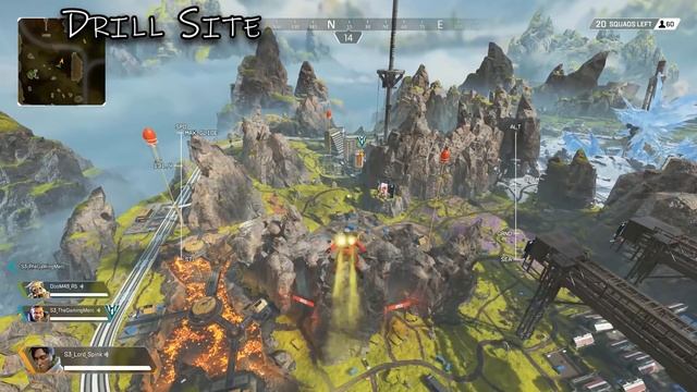 ALL LOCATIONS! New Season 3 Map Gameplay Tour with Secret Dev Location! Apex Legends World's Edge смотреть онлайн
