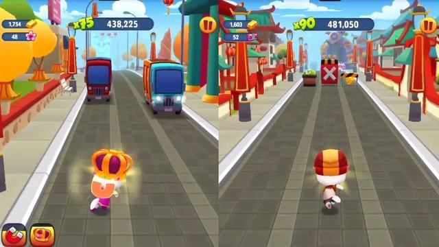 Talking Tom Gold Run Flower Power vs Street Jam - Angela (iOS, Android Gameplay #736) смотреть онлайн