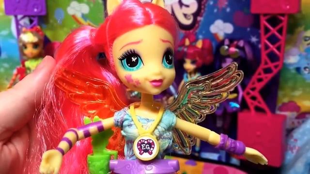 New Fluttershy My Little Pony Equestria Girls Friendship Games Archery Sporty Style Deluxe Doll! смотреть онлайн