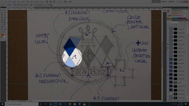 HOW TO MAKE LOGO | SKETCHING & PHOTOSHOP | by SiR+ смотреть онлайн