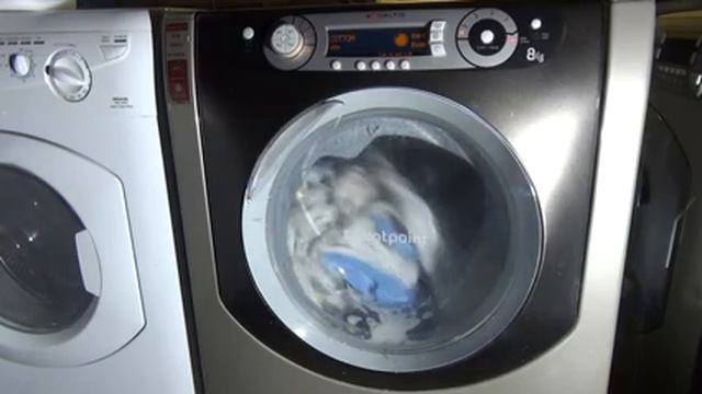 Hotpoint AQualtis AQGD169S - Cotton 90'c + Super wash (Part 2) смотреть онлайн