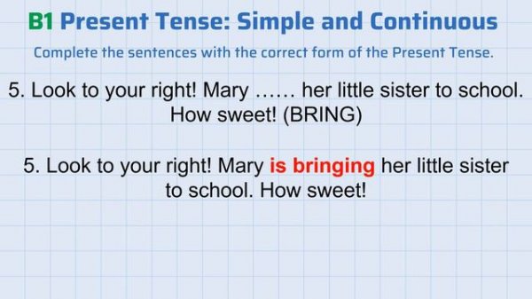 English Practice / English Tenses: Present Simple and Present Continuous
