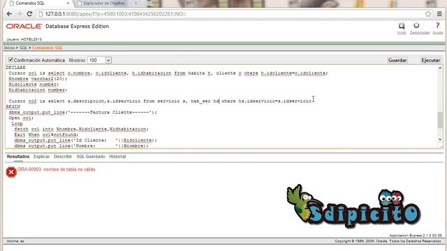 Oracle 10g Cursores Clase 11 Ejercicio 3 Por SdipicitO смотреть онлайн