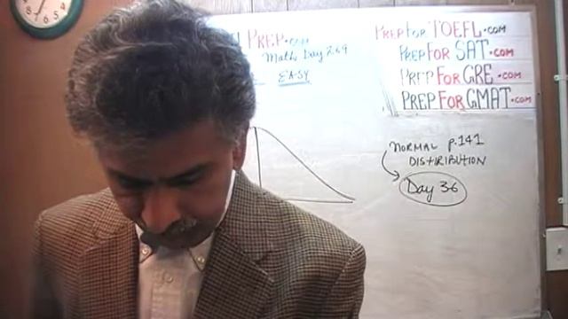 Revised GRE Math Day 269, p149, Normal Distribution, Prep Tutor via Skype GRE, GMAT, SAT, ACT, TOEF смотреть онлайн
