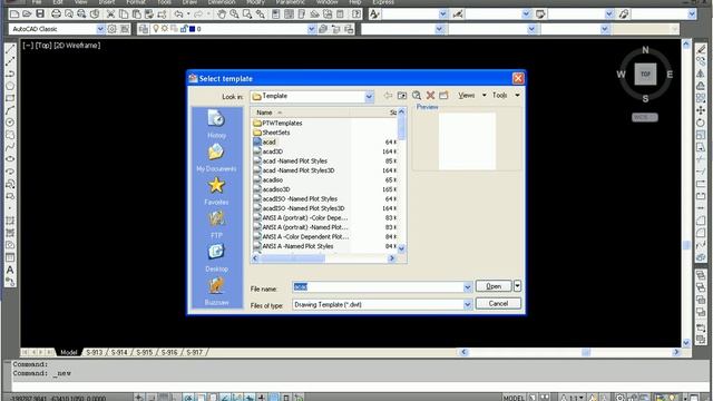 Open new drawing in AutoCAD 2012 смотреть онлайн