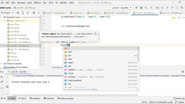 09 - PySide2 - QListBox смотреть онлайн