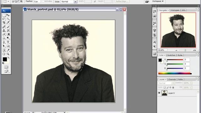 Как черно белое фото превратить в цветное в Photoshop ... смотреть онлайн
