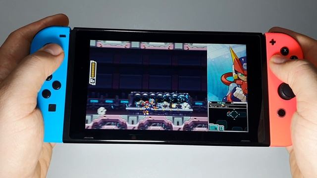 Mega Man Zero/ZX Legacy Collection Nintendo Switch handheld gameplay смотреть онлайн