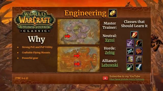 Профессии [Wow Burning Crusade Classic] смотреть онлайн
