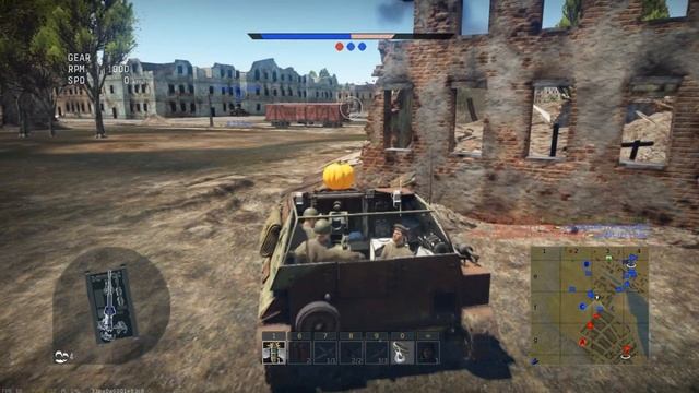 War Thunder : Tank : SU-76m 5th gv.kav.corps ไม่ต่างกันมาก смотреть онлайн