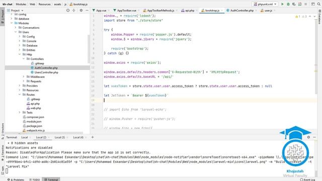 08. Complete Authentication With Jwt Auth - Real-Time Chat Application Course - Laravel, VueJs смотреть онлайн