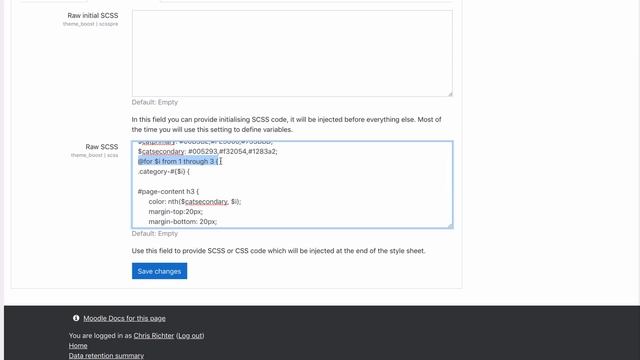 How to ADD CSS STYLES to categories in MOODLE - Ricoshae смотреть онлайн