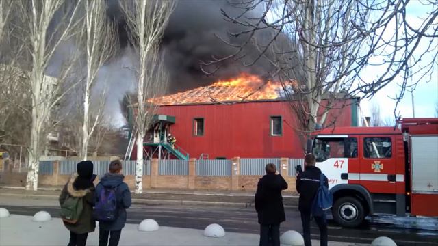 Бахмут. Пожар. 20.02.2019 смотреть онлайн