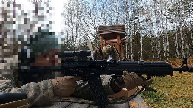 Возможности Сайги 030 в 5.45 валовым патроном Барнаул FMJ 4,2 gr.: 25 м. (Кучность Сайги 030 в 5.45 смотреть онлайн